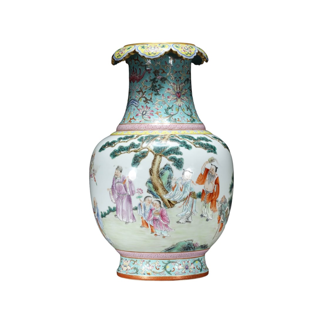 A FAMILLE ROSE VASE (1 of 11)