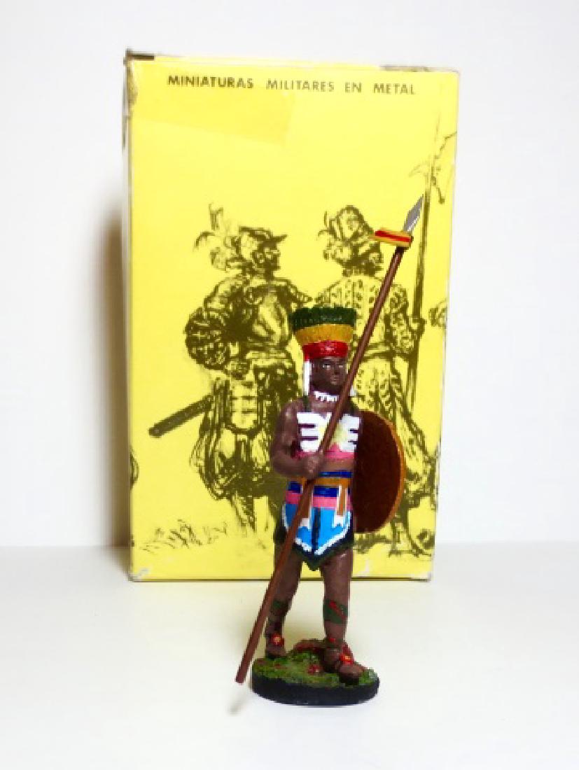 Alymer Aztec Warrior Figure with Box. (1 of 1)