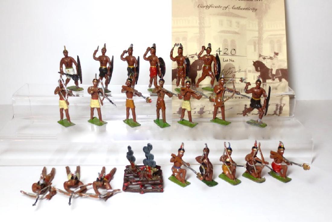 Heyde North American Indians with Campfire (1 of 1)