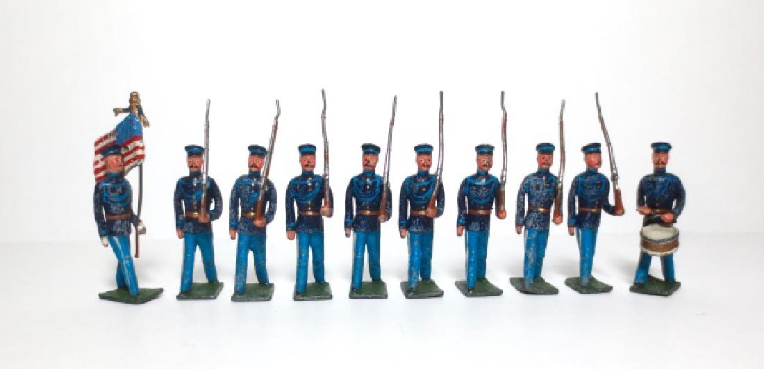 Heyde U.S. Infantry with Drummer & Flag Bearer (1 of 1)