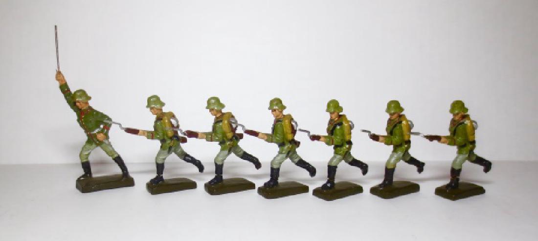 Lineol Composition WW2 German Infantry Charging (1 of 1)