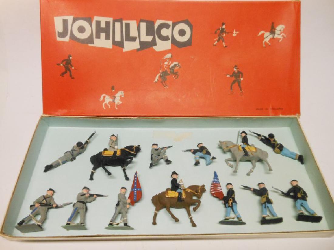 Johillco U.S. Civil War in Original Box: Post War. 13 pieces. Condition excellent; box very good.