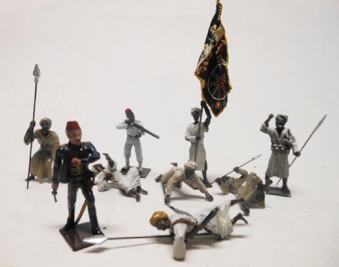 Unbranded General Gordon at Khatoum: With Dervishers. Post War. 9 pieces. Condition mint.