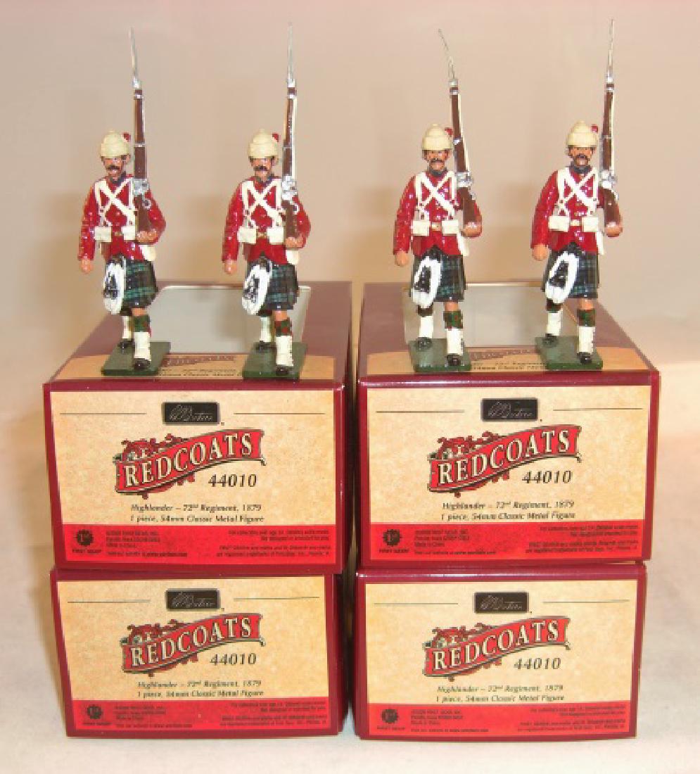 Britains Redcoats 4 x #44010 Highlander (1 of 1)