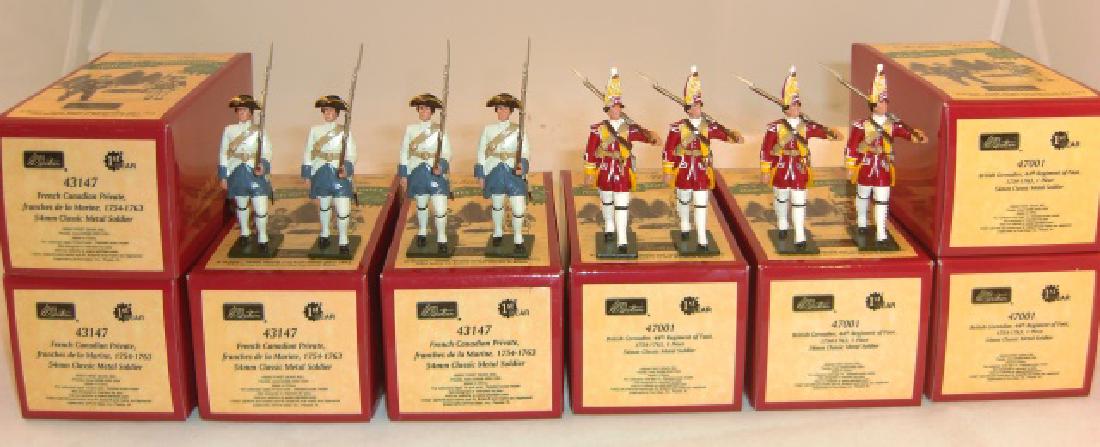 Britains Redcoats & Bluecoats 4 x #43147 French (1 of 1)