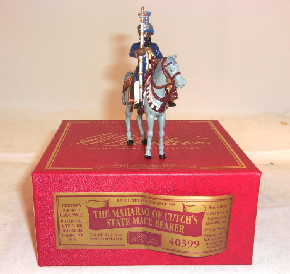 Britains Delhi Durbar Collection #40399 The Maharo: #40399 The Maharo of Cutch's State Mace Bearer; 1 figure; excellent in excellent box (1 side label needs partially reglued)