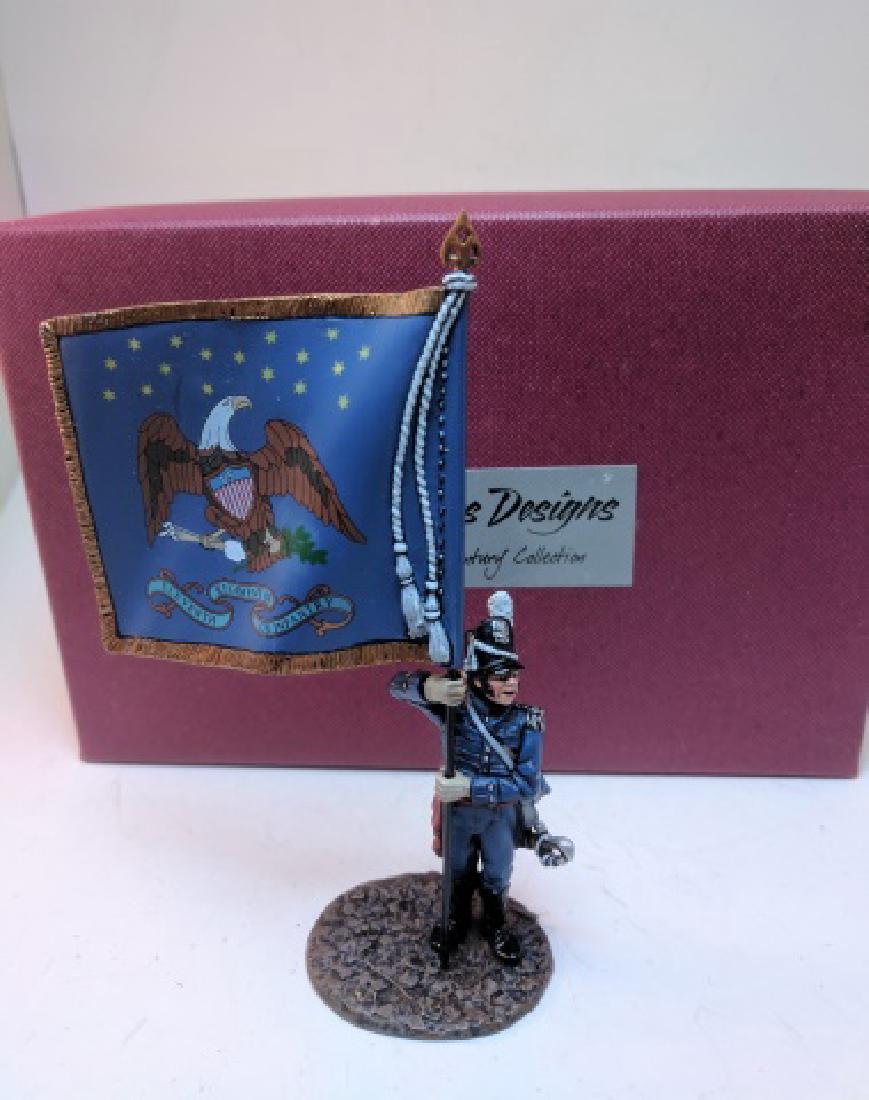 John Jenkins USCH Scotts Brigade National Colours: 2 Pieces Condition Excellent Box Excellent