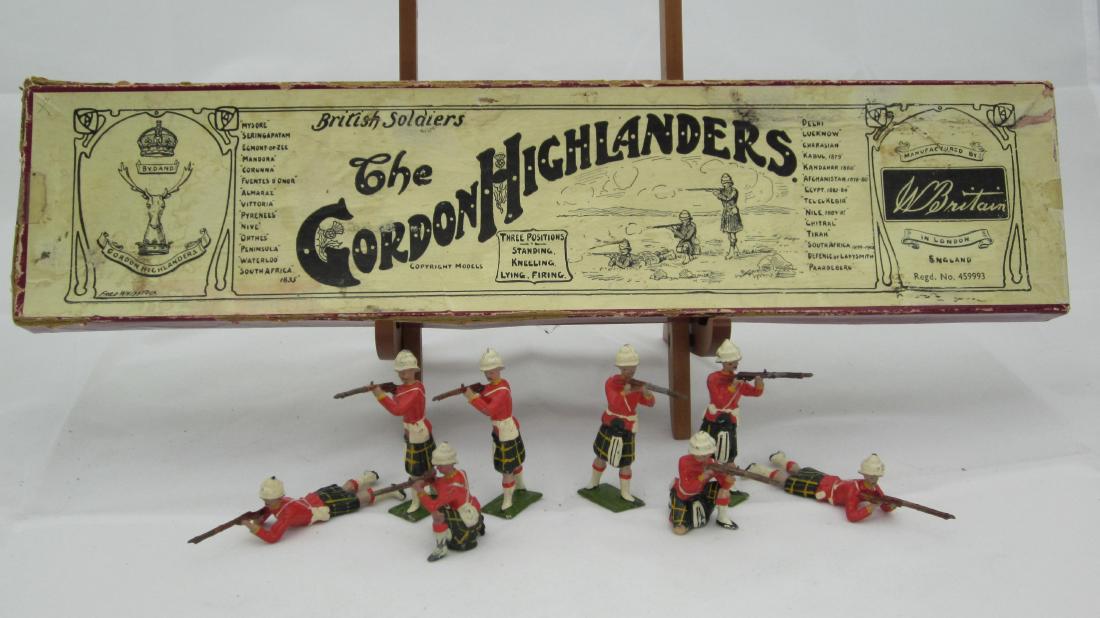 Britains Set #157 Gordon Highlanders Firing (1 of 1)