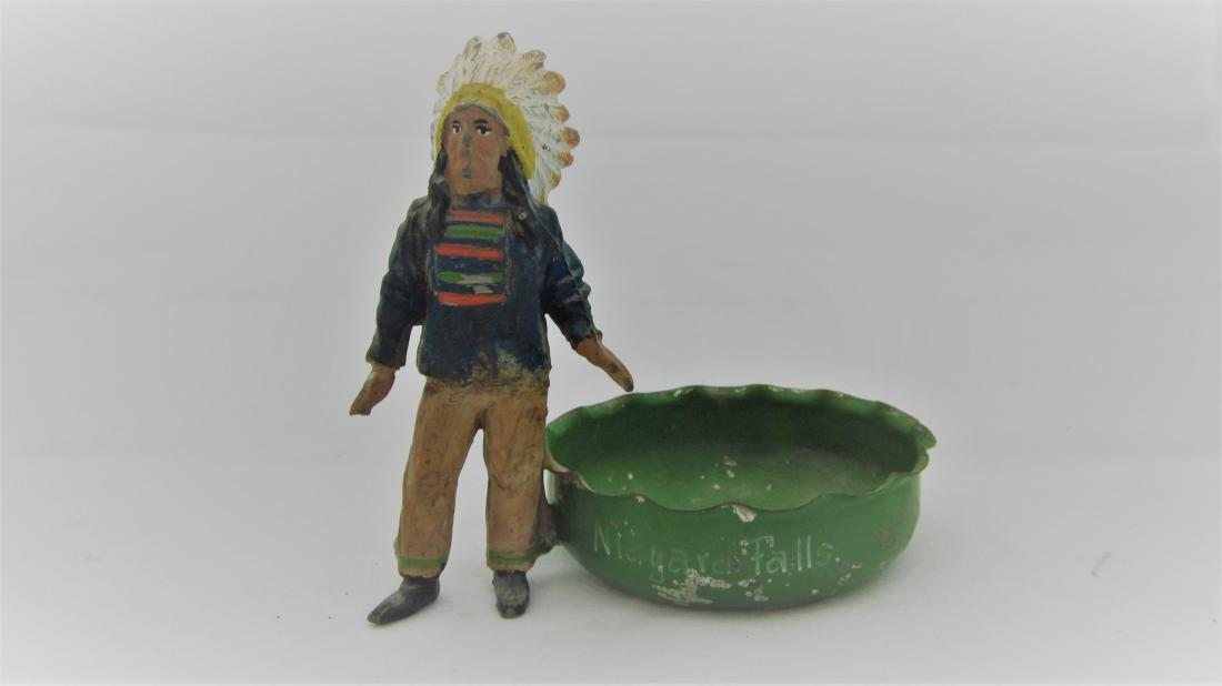G Heyde Souvenir American Indian Ashtray (1 of 1)