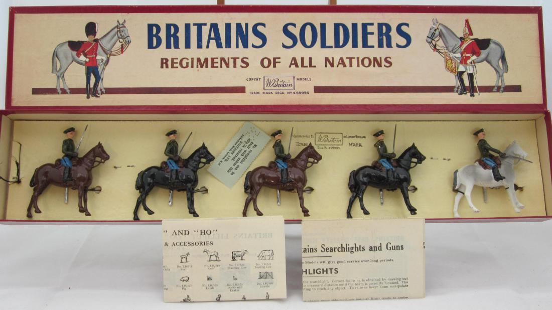 Britains Set #2028 Red Army Cavalry at Halt (1 of 1)
