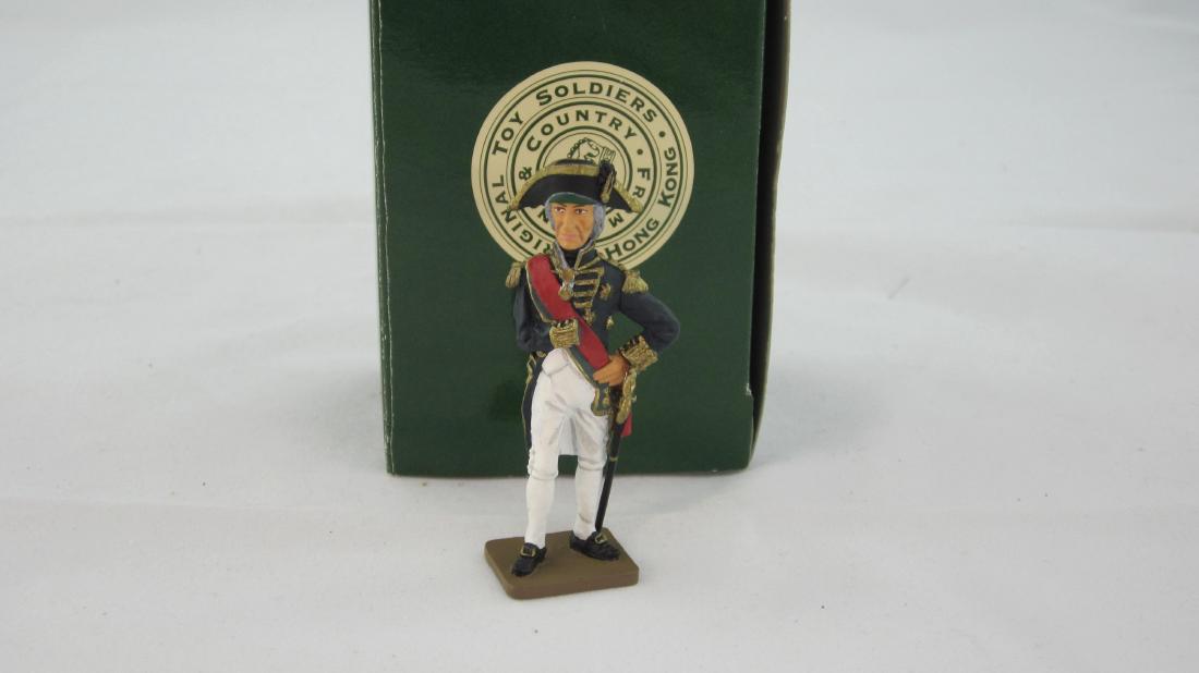 King & Country #NN01 Admiral Nelson: Nelson's Navy Series, personalities on H.M.S. Victory, Lord Nelson. 1 piece. Condition Mint in excellent box