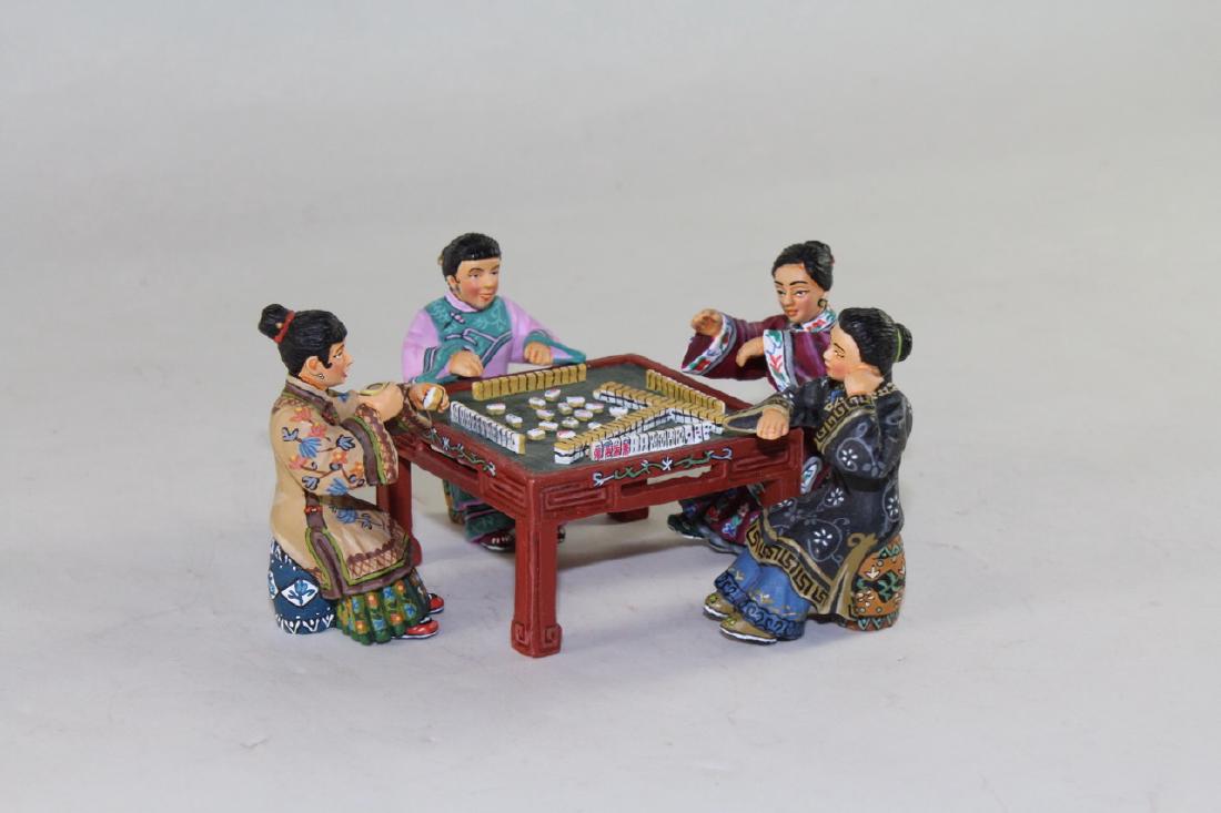 King And Country HK116M Streets of Old Hong Kong: Mahjong Game Near Mint Condition With Very Good Box 5 Pieces