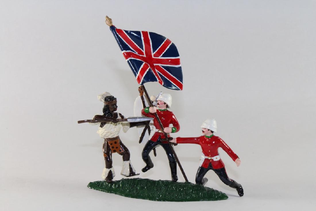 Marlborough Zulu Warrior And 24th Foot Soldier (1 of 1)