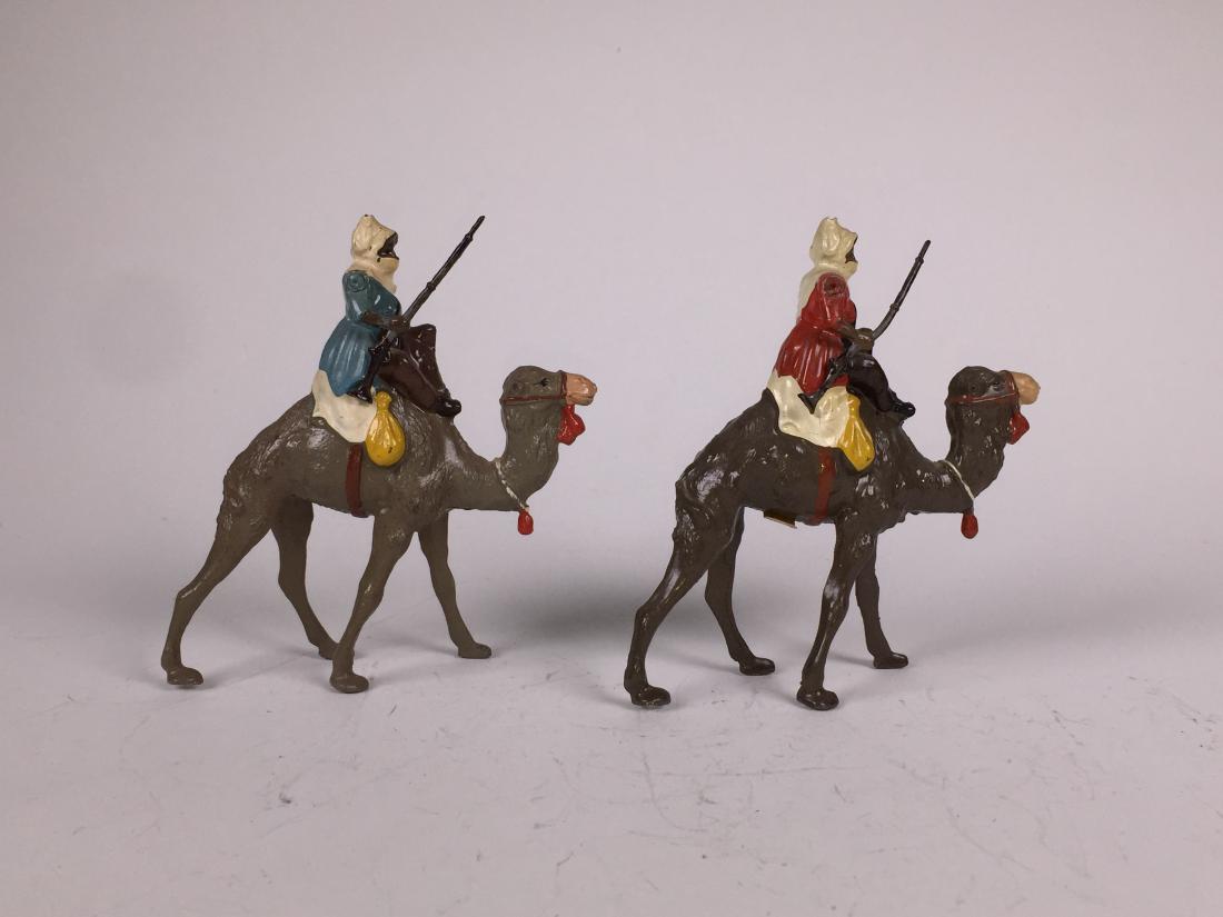 Britains From Set #224 Arabs on Camels: Post War. Unboxed. 2 Pieces. Condition Figures Excellent.
