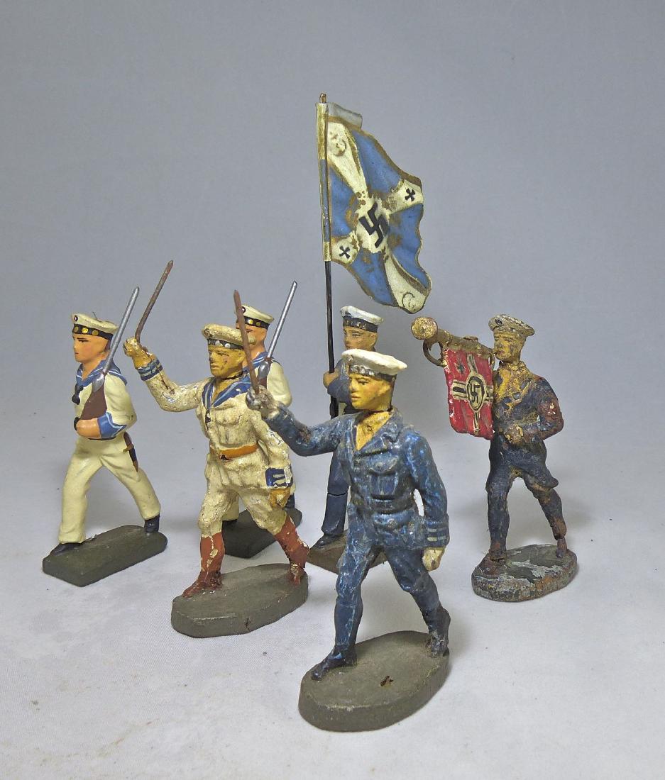 Lineol/ Elastolin German Kriegesmarine 6 Pieces (1 of 1)