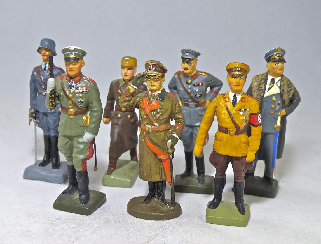 7 Post War Resin German Political Army Figures (1 of 1)