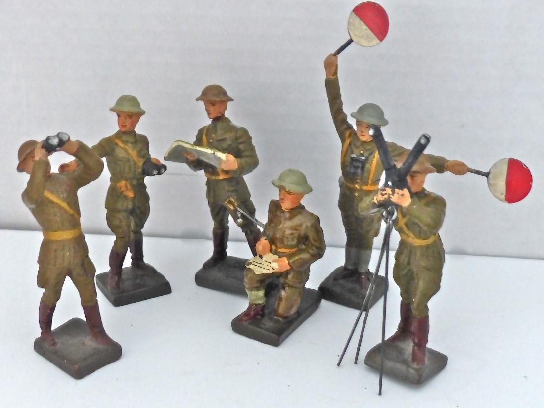 Lineol 6 US Soldiers Staff Signal Corps (1 of 1)