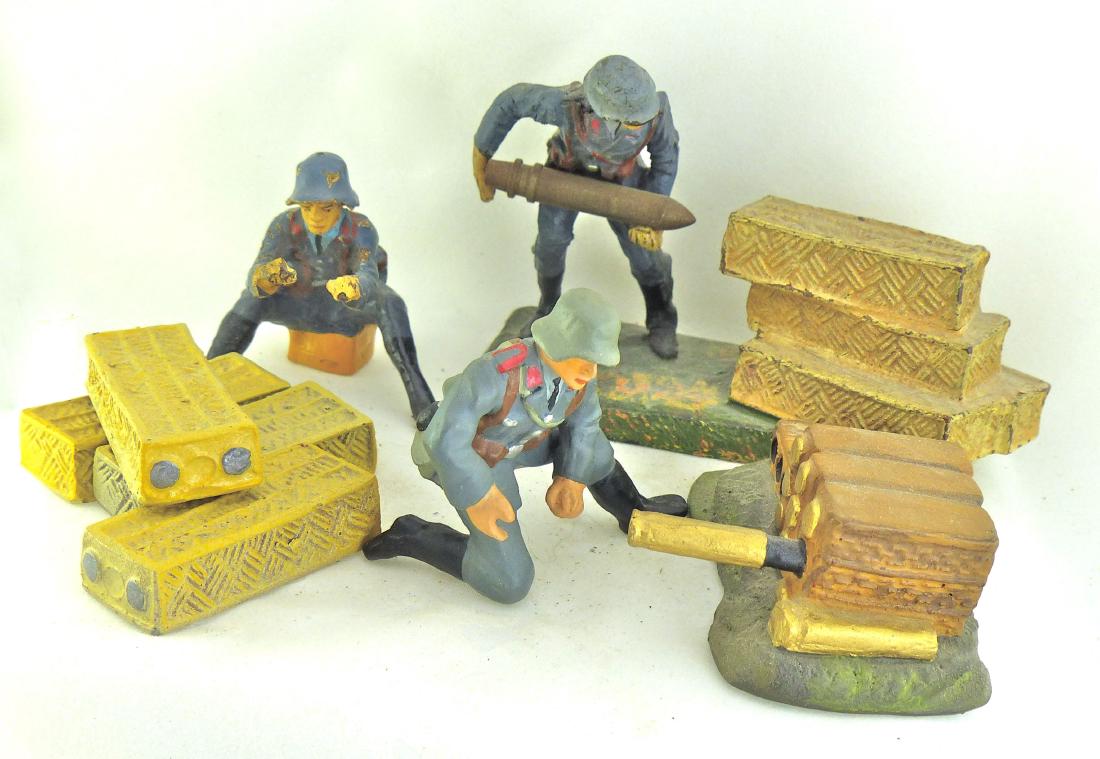 Elastolin Reiner Krock Luftwaffe Artillery (1 of 1)