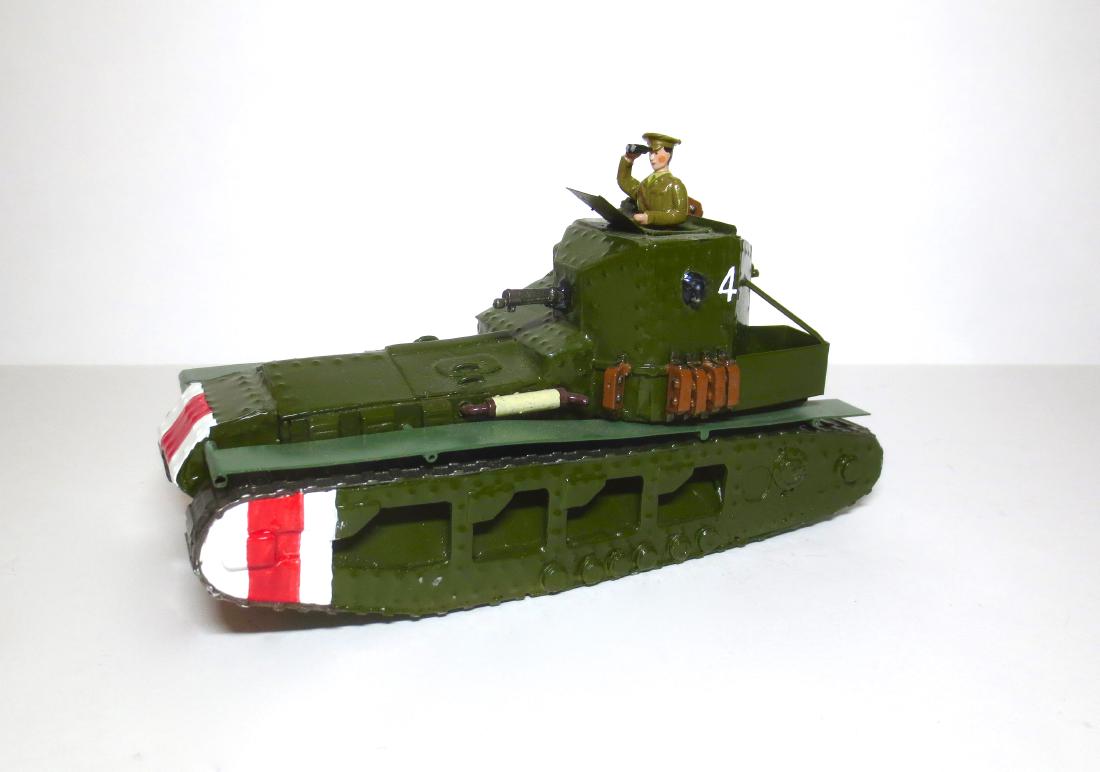 Maker Unknown WWI Tank and Officer (1 of 1)