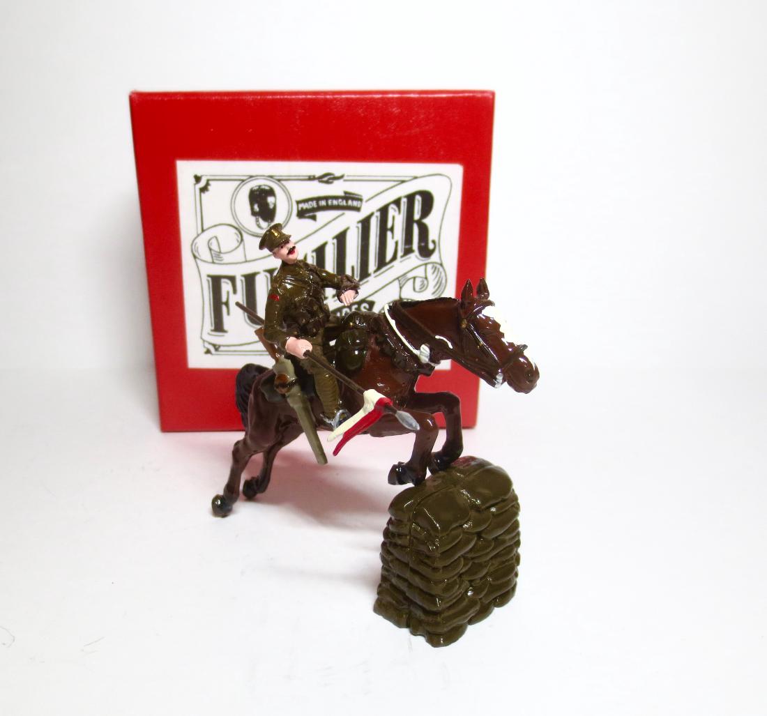 Fusilier WWI Cavalry Lancer Jumping: 3 pieces. Excellent condition. Box very good.