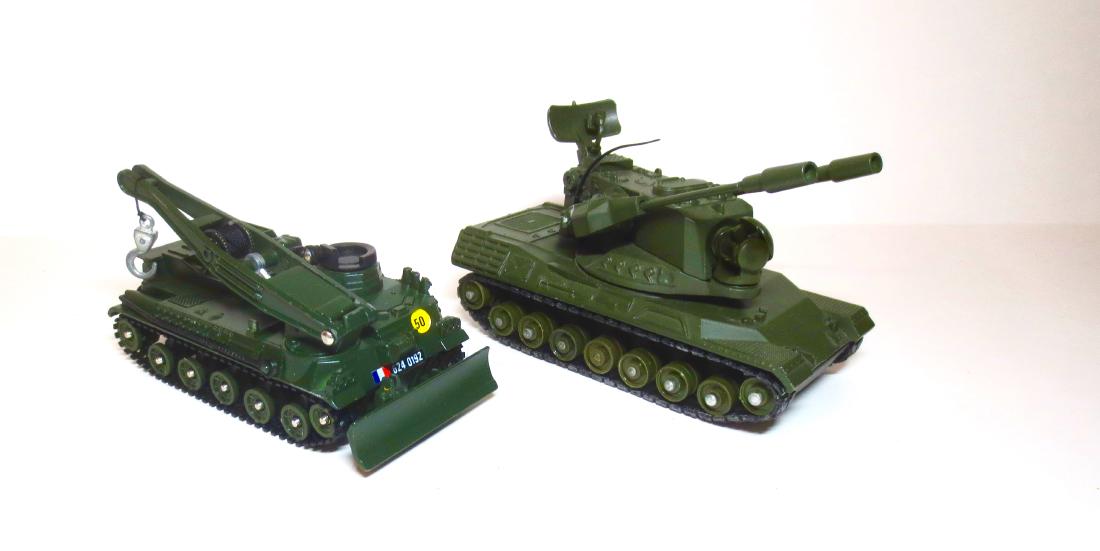 Dinky Leopard Tank and Corgi AMX (1 of 1)