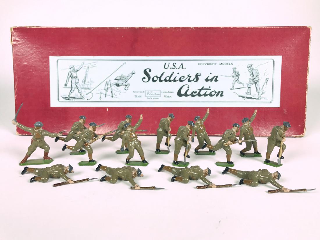 Britains Set #1627 USA Infantry in Action (1 of 1)
