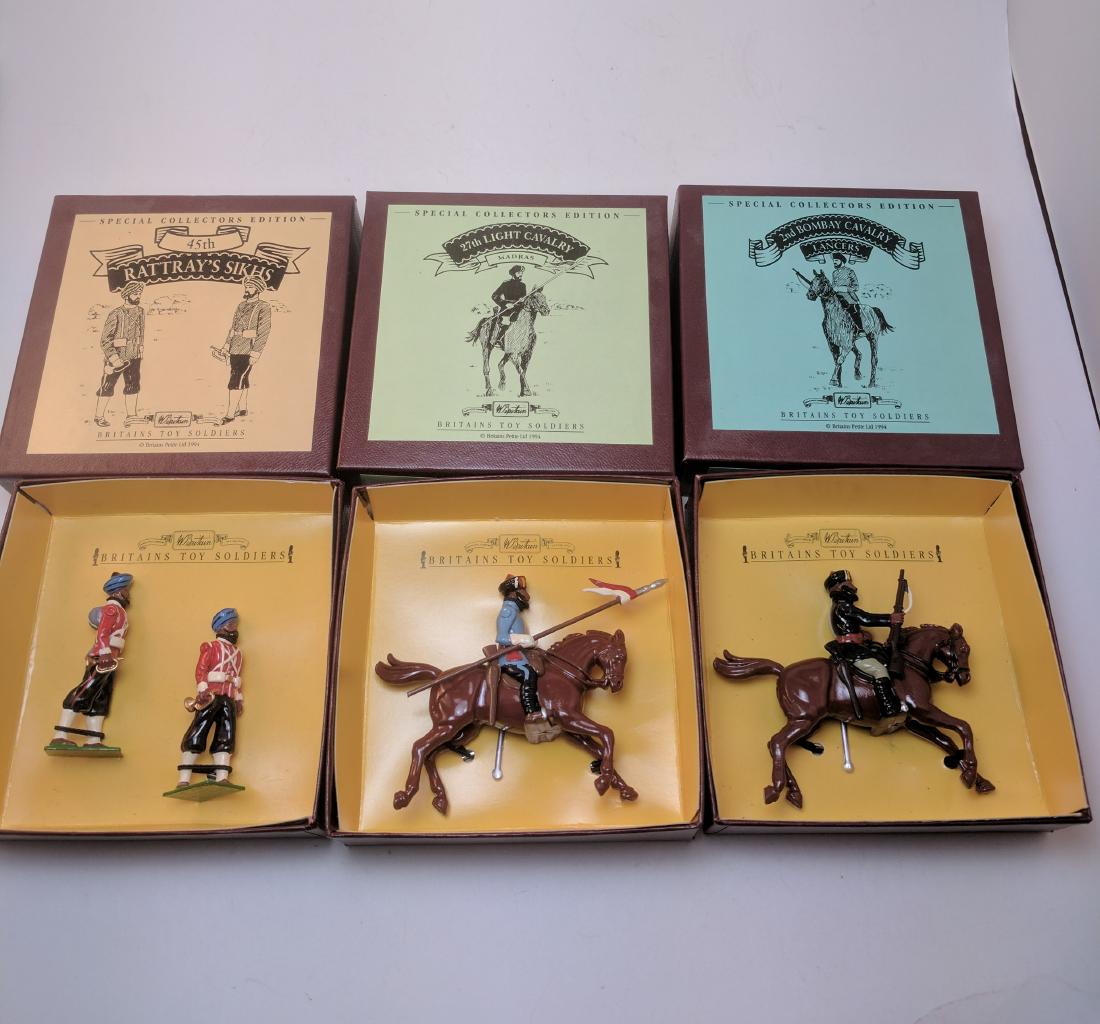Britains 8837, 8839, 8840 Indian Army & Cavalry (1 of 1)
