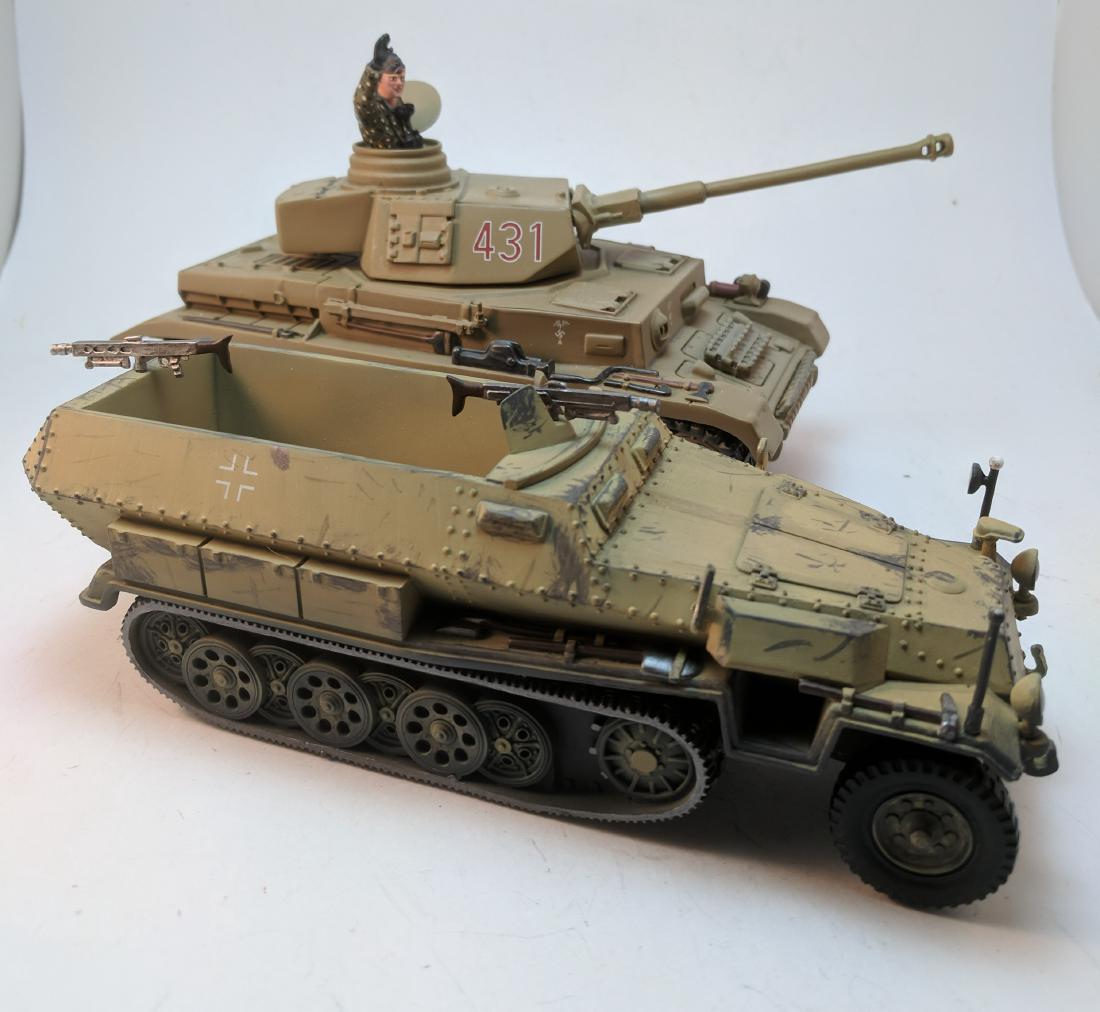 Britains Panzer & Half Track: 3 Pieces Condition Excellent No Boxes