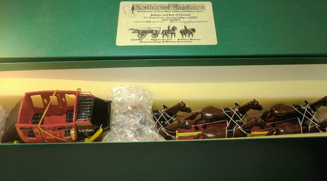 Northcoast Miniatures Stage Coach: New in Box