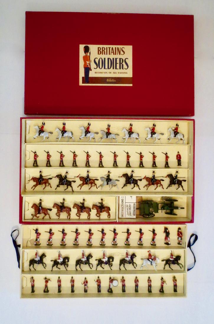 Britains Rare Set #9407 Display Box 7 Regiments (1 of 1)