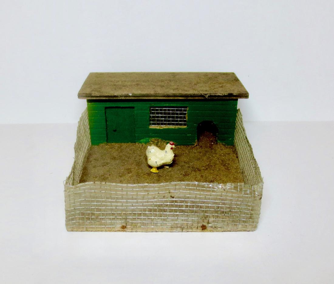 Hugar Chicken House #102F and Run with Lead Hen (1 of 1)