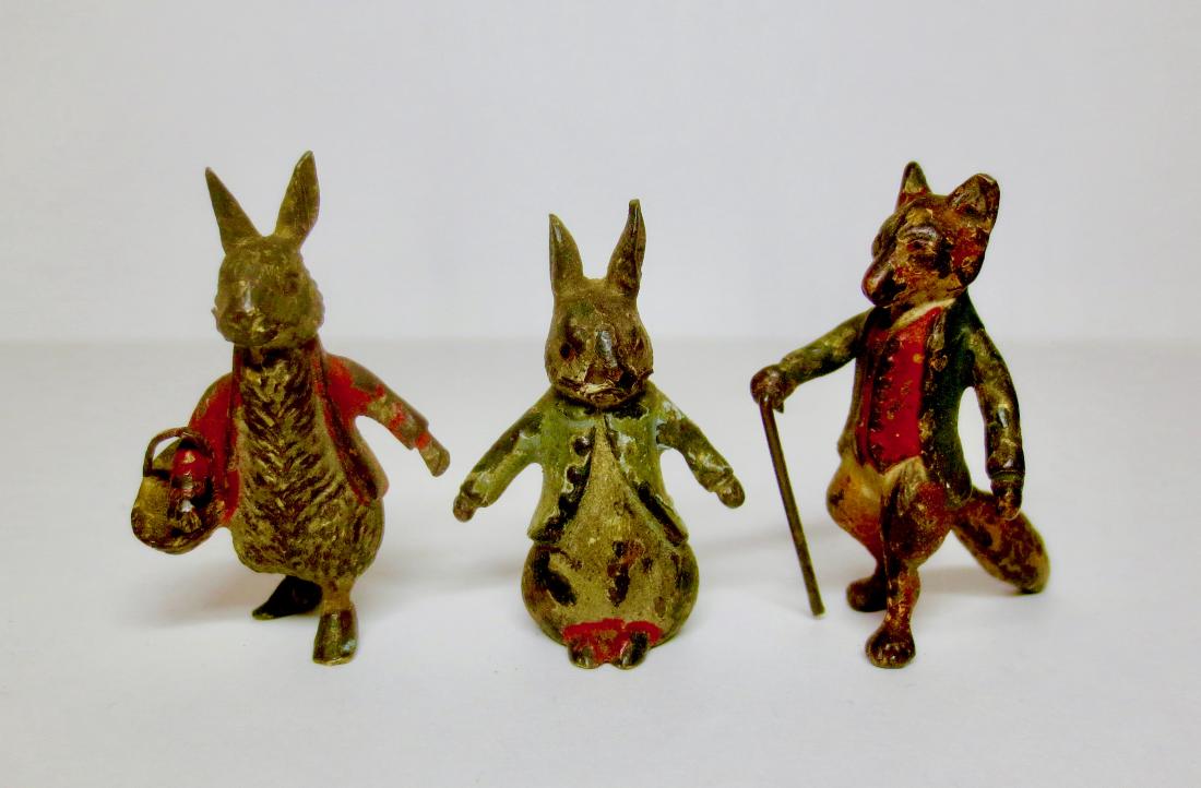Maker Unknown Bronze Peter Rabbit & Friends (1 of 1)