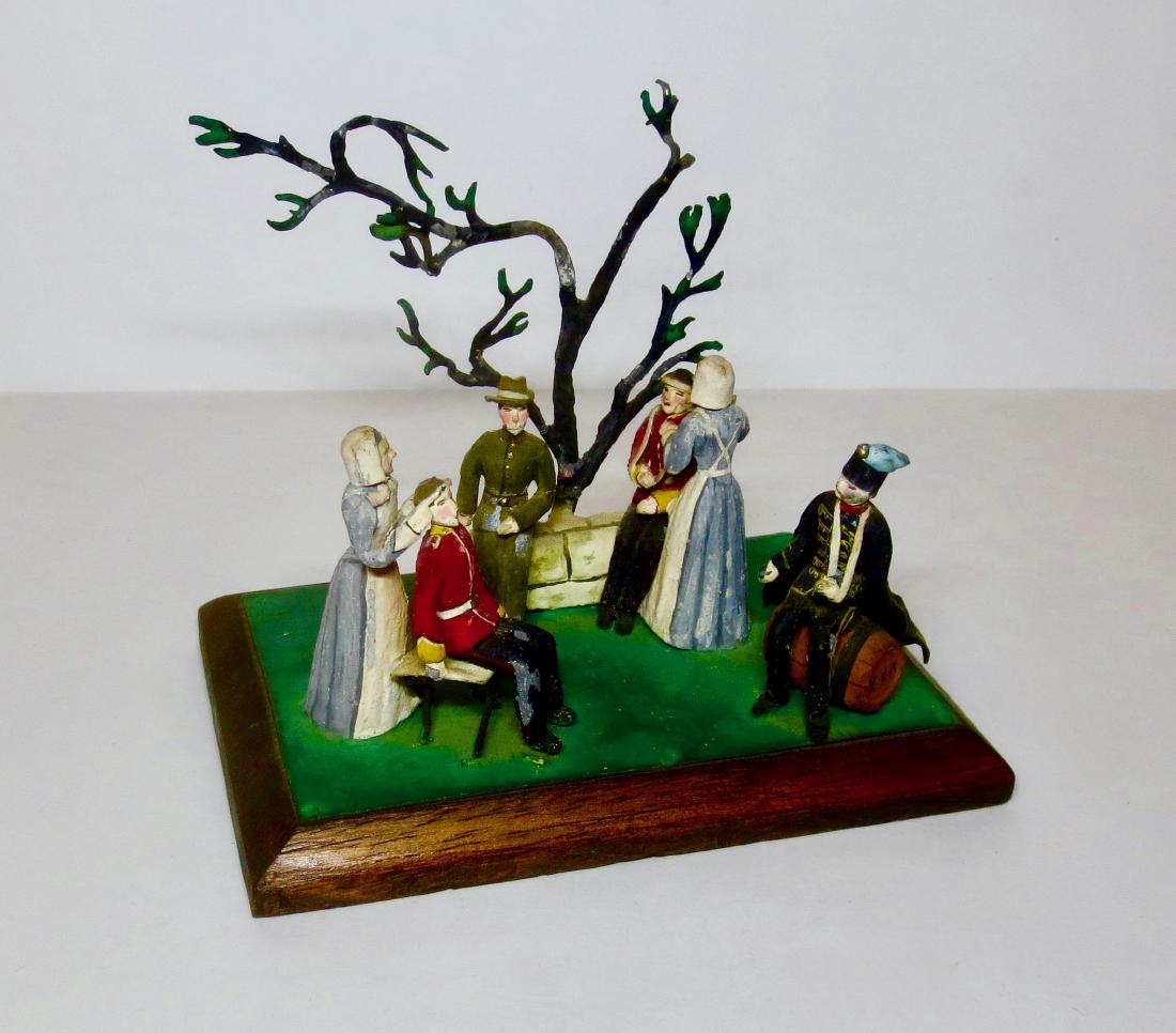 Rare German Boer War Nurses & Wounded Diorama (1 of 1)