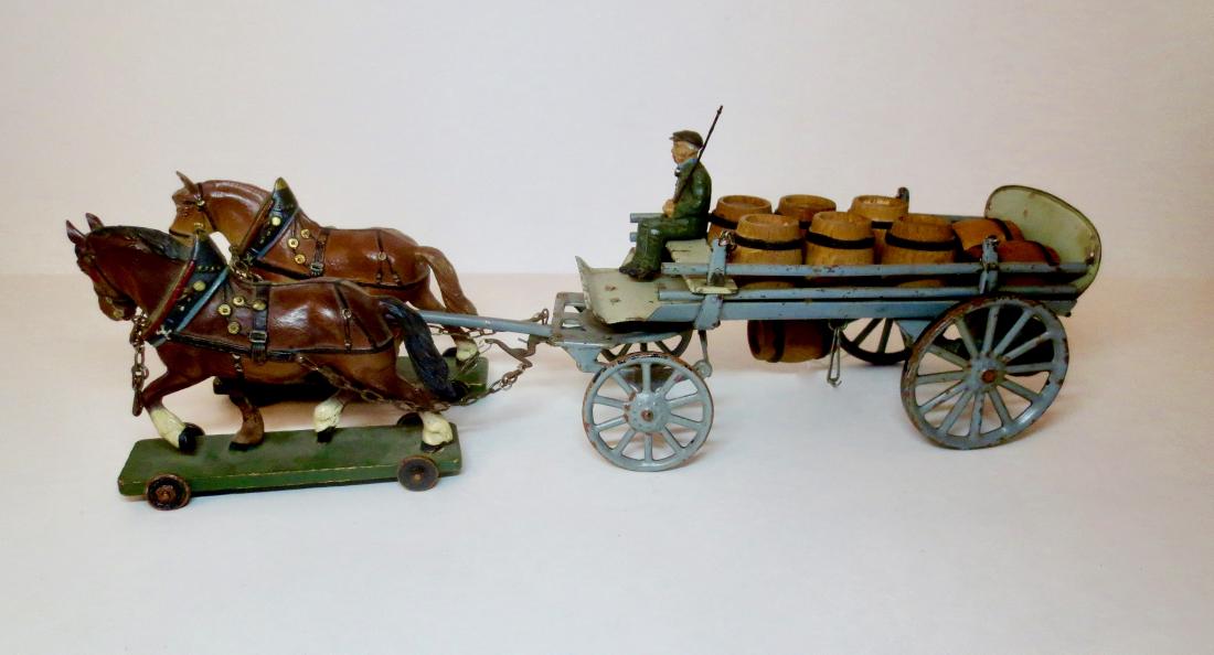 Hausser Beer Wagon Horses & Driver (1 of 1)