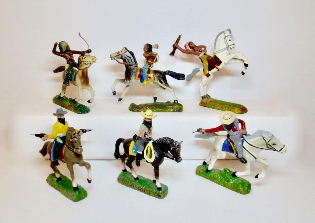 Durso Mounted Cowboy and Indian Assortment (1 of 1)