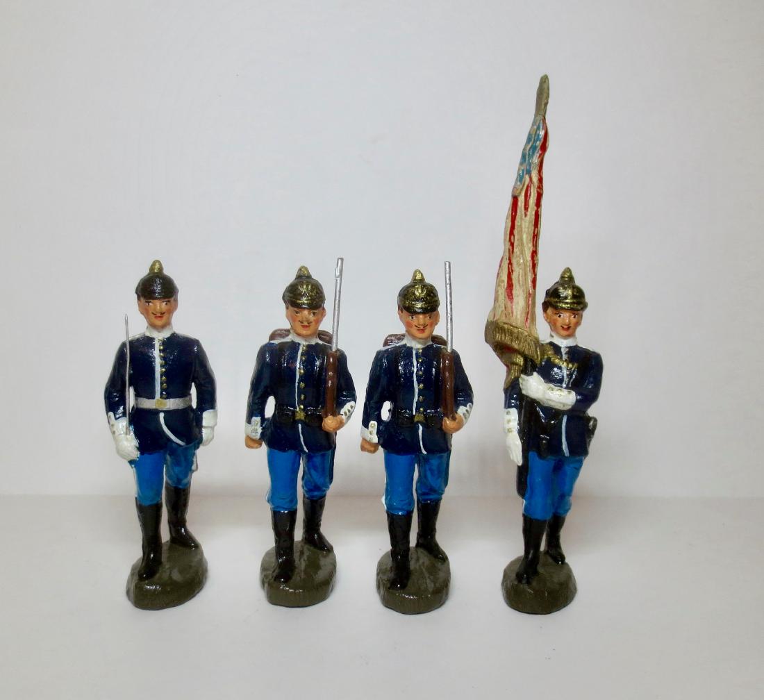 Elastolin U.S. Marines with Flagbearer (1 of 1)