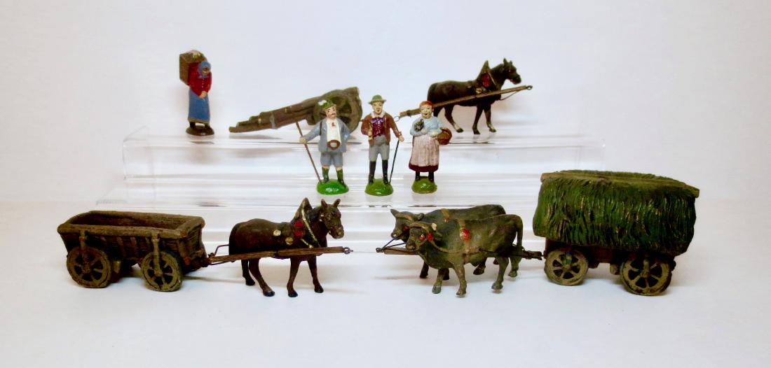 Elastolin German Composition Farm Figures (1 of 1)