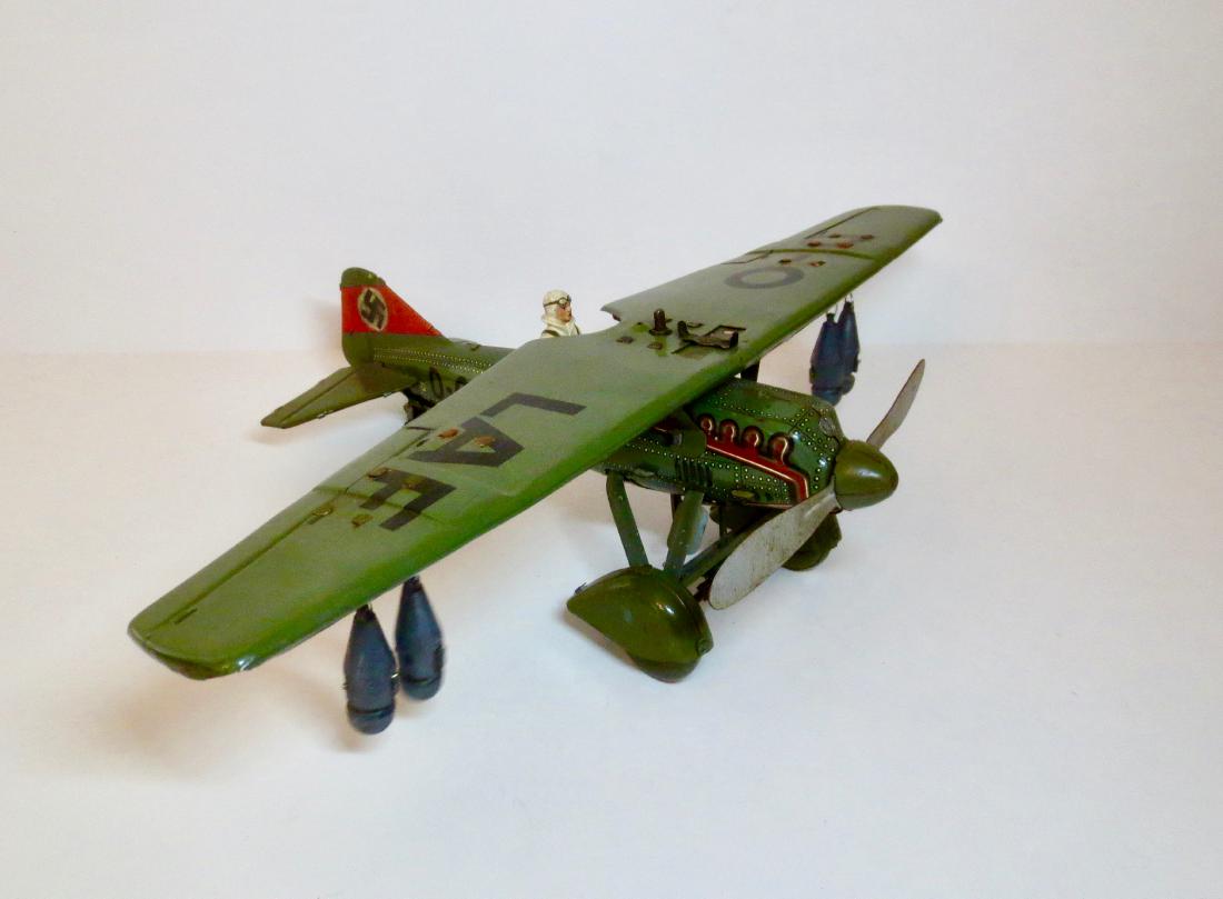 TippCo Tin Wind-up Bomber D-O LAF (1 of 1)