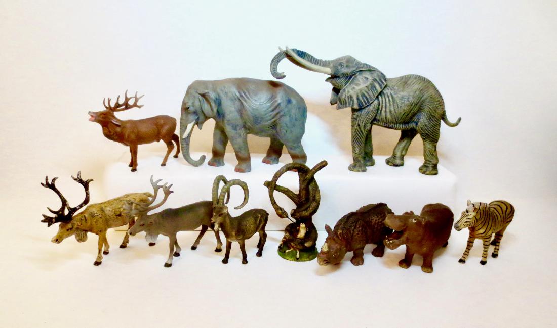 Various Makers Composition Zoo Animals (1 of 1)