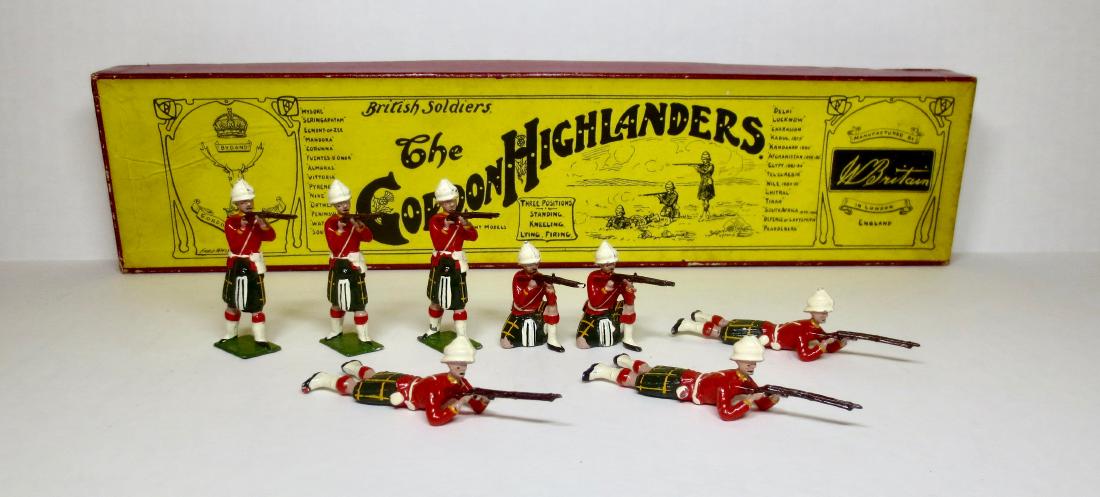 Britains Set #157 Gordon Highlanders Firing (1 of 1)