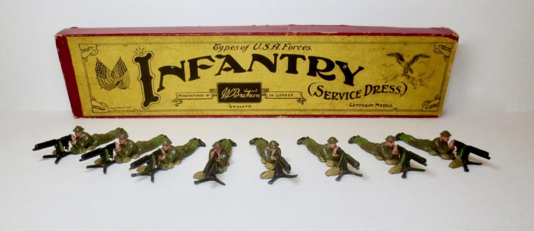 Britains Set #359 U.S. Machine Gunners (1 of 1)