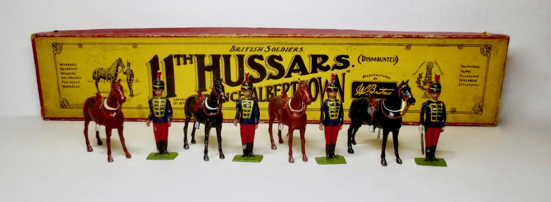 Britains Set #182 11th Hussars Dismounted (1 of 1)