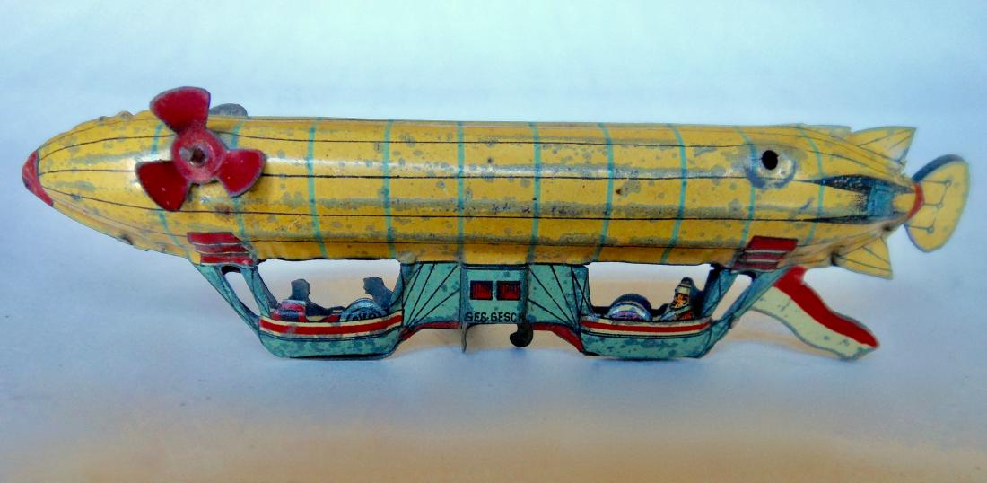 French Penny Toy RARE Zeppelin (1 of 1)