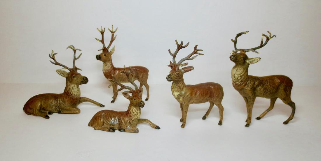 German Large Scale Solid Cast Deer Assortment (1 of 1)