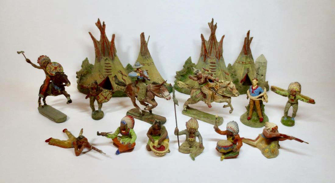 Elastolin Composition Cowboy & Indian Assortment (1 of 1)