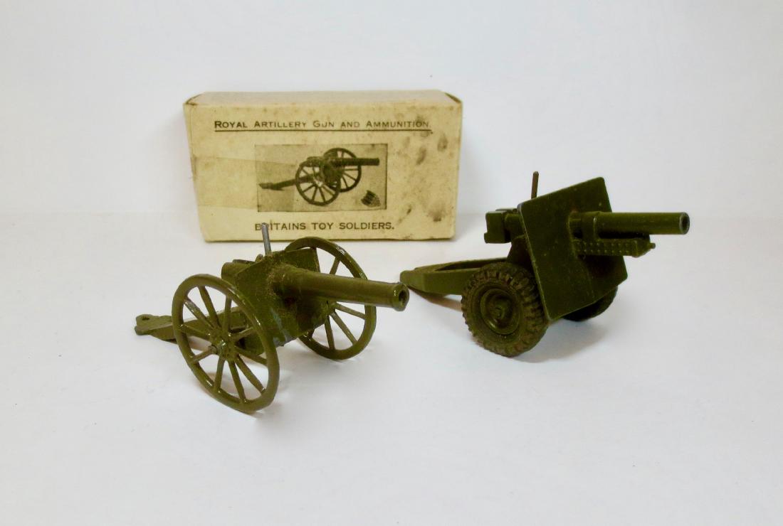 Britains #1263 Royal Artillery and Howitzer Guns (1 of 1)