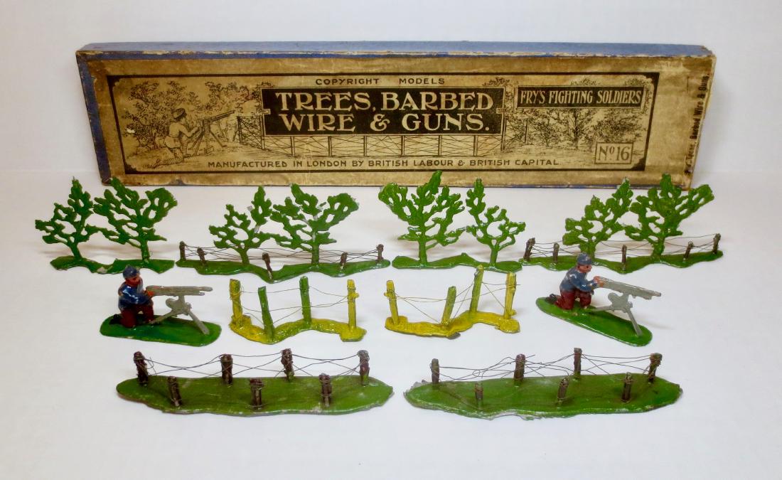 Fry's Set #16 Trees, Barbed Wire & Guns (1 of 1)