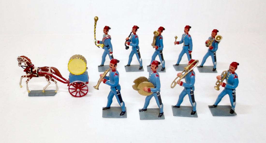 Maker Unknown Band with Cart Horse Pulling Drum (1 of 1)