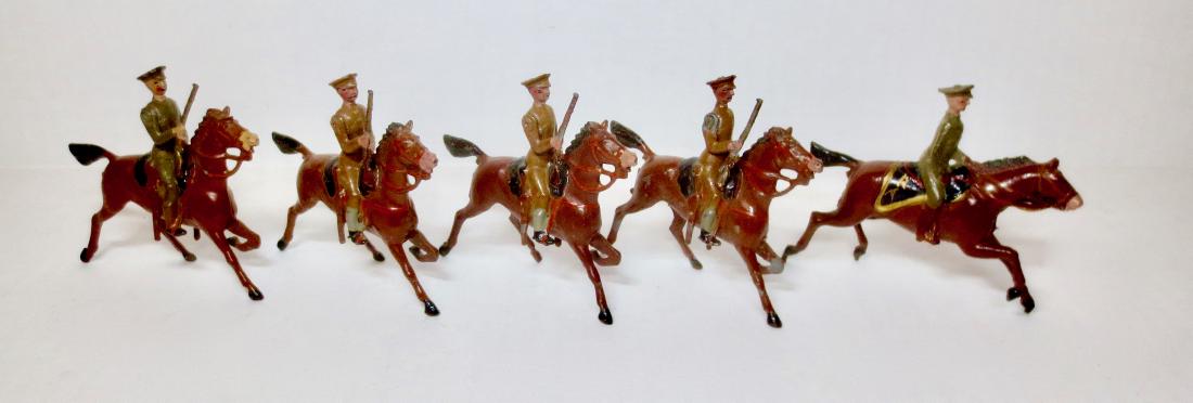 Britains Khaki Royal Horse Artillery Outriders (1 of 1)