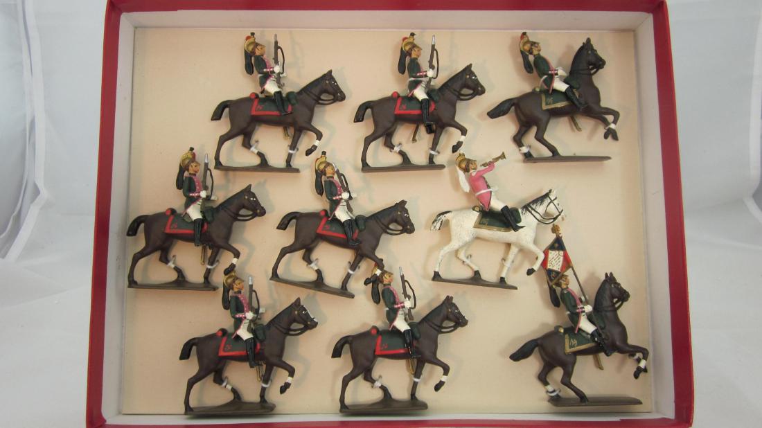 Mignot Set #212b French Dragons Rose 1809 (1 of 1)